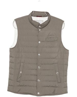 Brunello Cucinelli Padded Vest - Gray