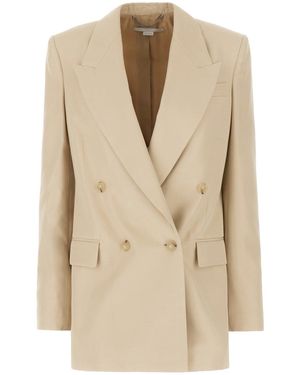 Stella McCartney Clothing Blazers & Gilets - Natural