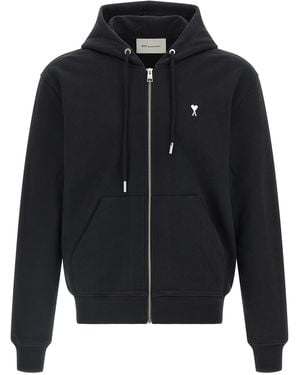 Ami Paris 'Ami De Coeur' Hoodie - Black