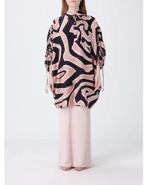 PUCCI Silk Shirt With Abstract Print - White