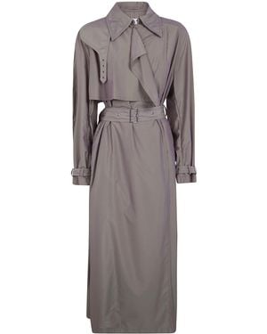 Lanvin Fluid Trench Coat - Gray