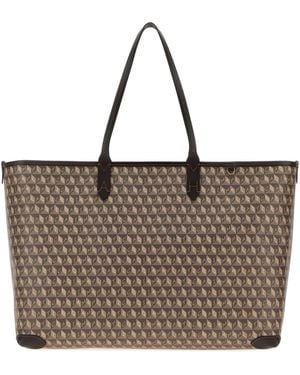 Anya Hindmarch Printed Canvas I Am A Plastic Bag Shopping Bag - Brown