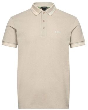 BOSS Neutrals Polo Shirts - Natural