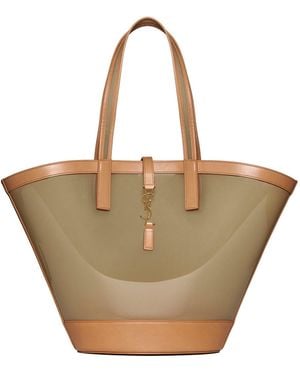 Saint Laurent Vinyl Panier Medium Bag - Multicolor