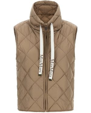 Max Mara 'Tregic' Vest - Natural