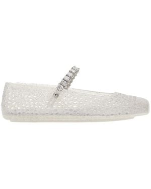 Jimmy Choo Shoes Flats - White