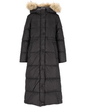 Weekend by Maxmara Reversible Long Down Jacket - Black