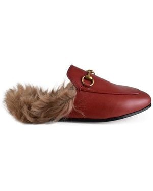 Gucci Princetown Mules - Red