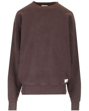 Saint Laurent Crewneck Sweatshirt - Brown
