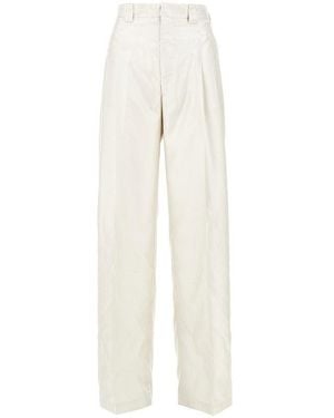 Phoebe Philo Technical Twill Chino Pants - White