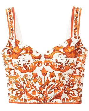 Dolce & Gabbana Dolce&Gabbana Clothing Tops - Orange