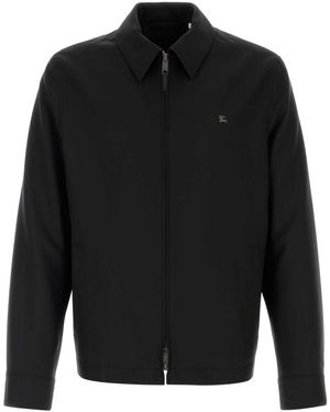 Burberry Twill Jacket - Black