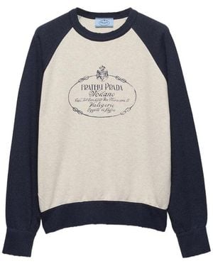 Prada Neutrals Tops - Blue