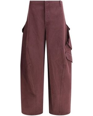 Alaïa Alaã¯A Barrel Cargo Pants - Purple