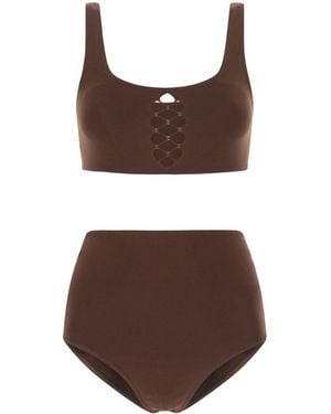 Alaïa Costume Da Bagno - Brown