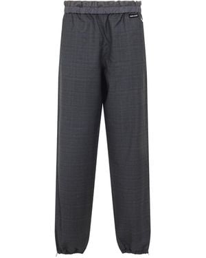 Miu Miu Straight Leg Pants - Gray