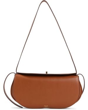 Celine Hot Dog Shoulder Bag - Brown