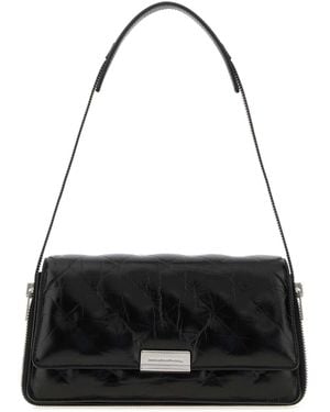 Alexander Wang Siren Medium Flap Bag - Black