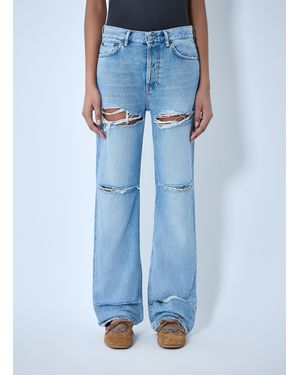 Acne Studios Vintage Effect Jeans - Blue