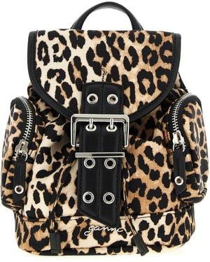 Ganni Recycled Polyamide Backpack - Black