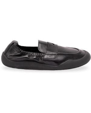 Prada Speedrock Leather Loafers - White