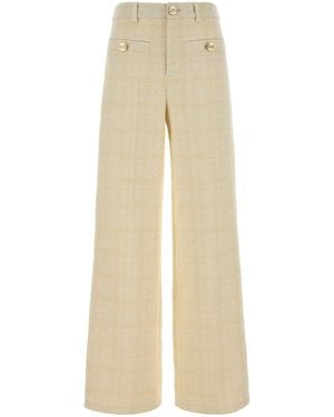Gucci Cream Tweed Pant - Natural
