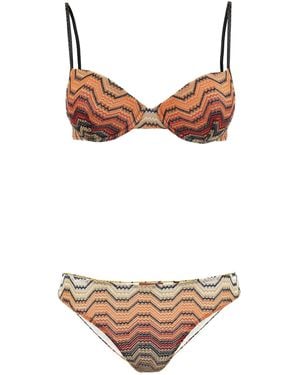 Missoni Zigzag Pattern Bikini - Multicolor