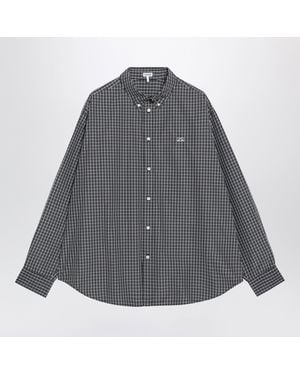 Loewe And Technical Cotton Shirt - Gray