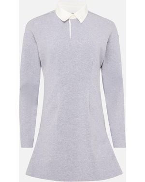 JW Anderson Jw Anderson Long Sleeve Polo Dress - Purple