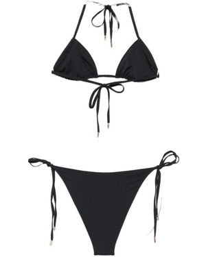 Marine Serre Triangle Bikini Set - White