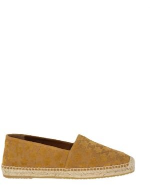 Celine Taillat Triomphe Suede Espadrilles - Brown