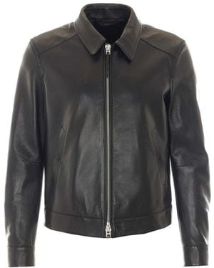 Tom Ford Leather Jacket - Gray