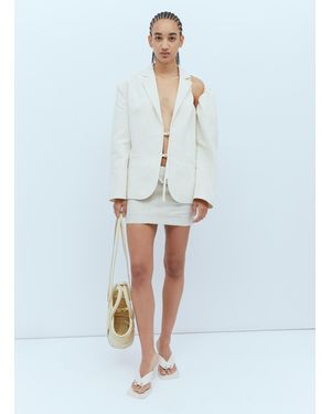 Jacquemus La Mini Jupe Bahia Skirt - Blue