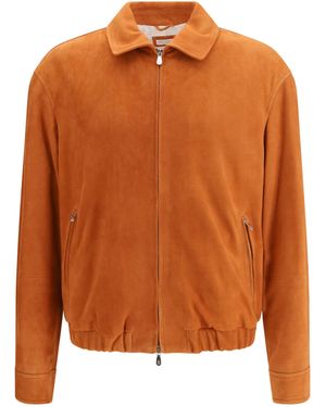 Brunello Cucinelli Jackets - Orange