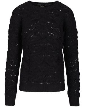 Etro Paisley Sweater - Black
