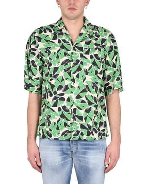 DSquared² Bowling Collar Shirt - Green