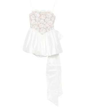 Self-Portrait Dresses - White