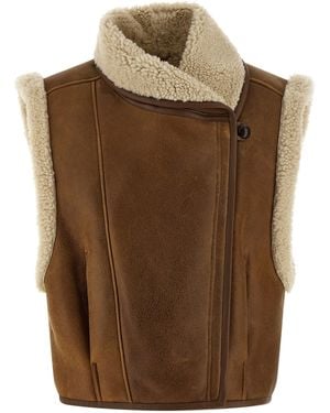 Isabel Marant 'Alime' Vest - Brown