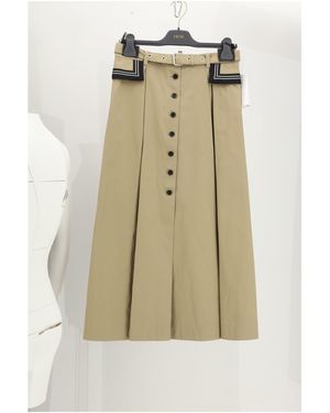 Dior Dior Ho-Jupe Nd-Coton Trench - Natural