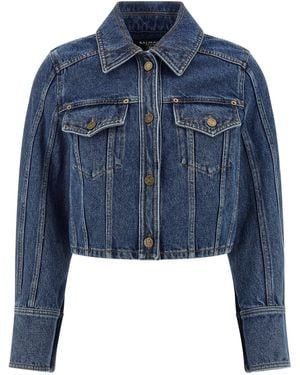 Balmain Denim Jackets - Blue