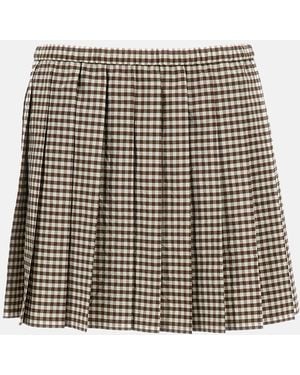 Moncler Pleated Mini Skirt - Multicolor