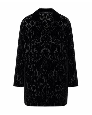 Gucci Floral Devore' Velour Shirt - Black