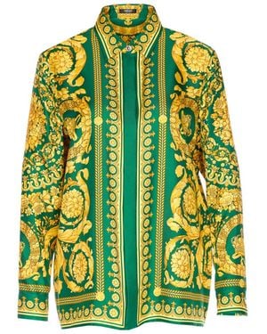 Versace Silk Shirt - Green