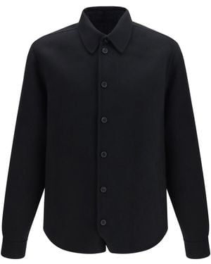 Fendi Ff Zucca Wool Jacket - Blue