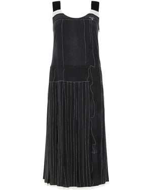 Prada Printed Silk Dress - Black