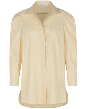 Max Mara 'Faraday' Cotton Shirt - Natural