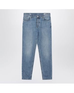 Brunello Cucinelli Traditional-Fit Five-Pocket Jeans - Blue