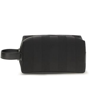 Fendi Striped Beauty Case - Black