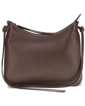 Phoebe Philo Gig Small Leather Shoulder Bag - Brown