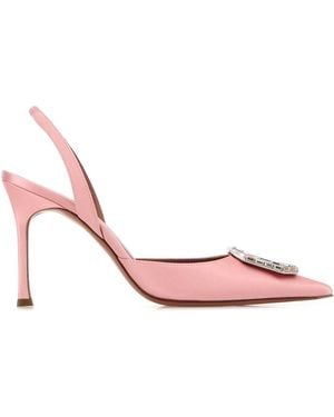 AMINA MUADDI Embellished Pumps - Pink